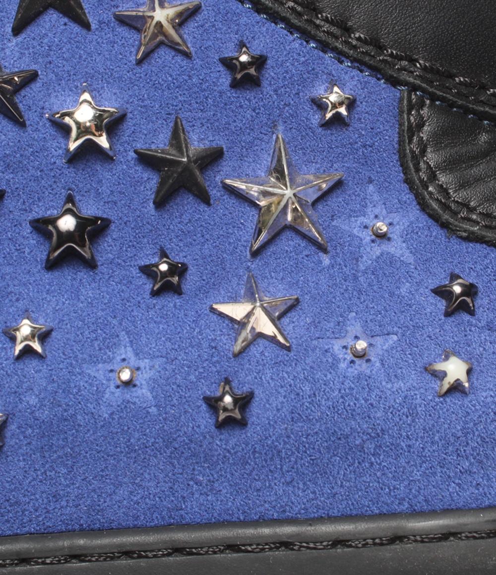 Jimmy Choo ハイカットスニーカー スタースタッズ メンズ SIZE 42 26