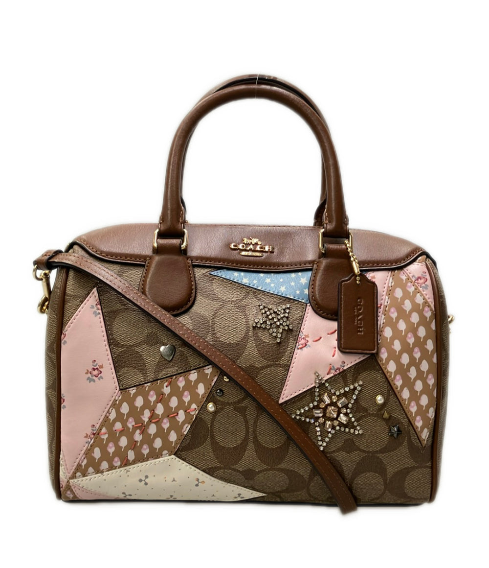 美品 COACH ハンドバッグ ショルダーバッグ 2WAY 斜め掛け シグネチャー F67370 レディース コーチ