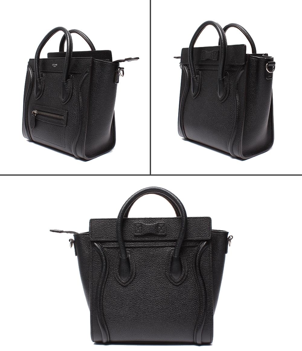 セリーヌ 2way ハンドバッグ ショルダーバッグ 斜め掛け ラゲージナノ 189243 レディース CELINE