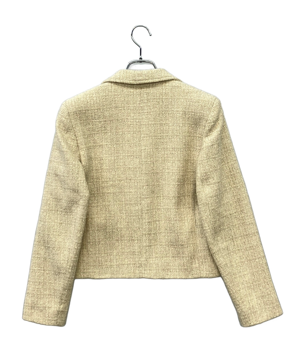 美品 Max Mara Weekend 金ボタン ツイードジャケット レディース SIZE 34 (XS) マックスマーラウィークエンド