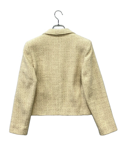 美品 Max Mara Weekend 金ボタン ツイードジャケット レディース SIZE 34 (XS) マックスマーラウィークエンド