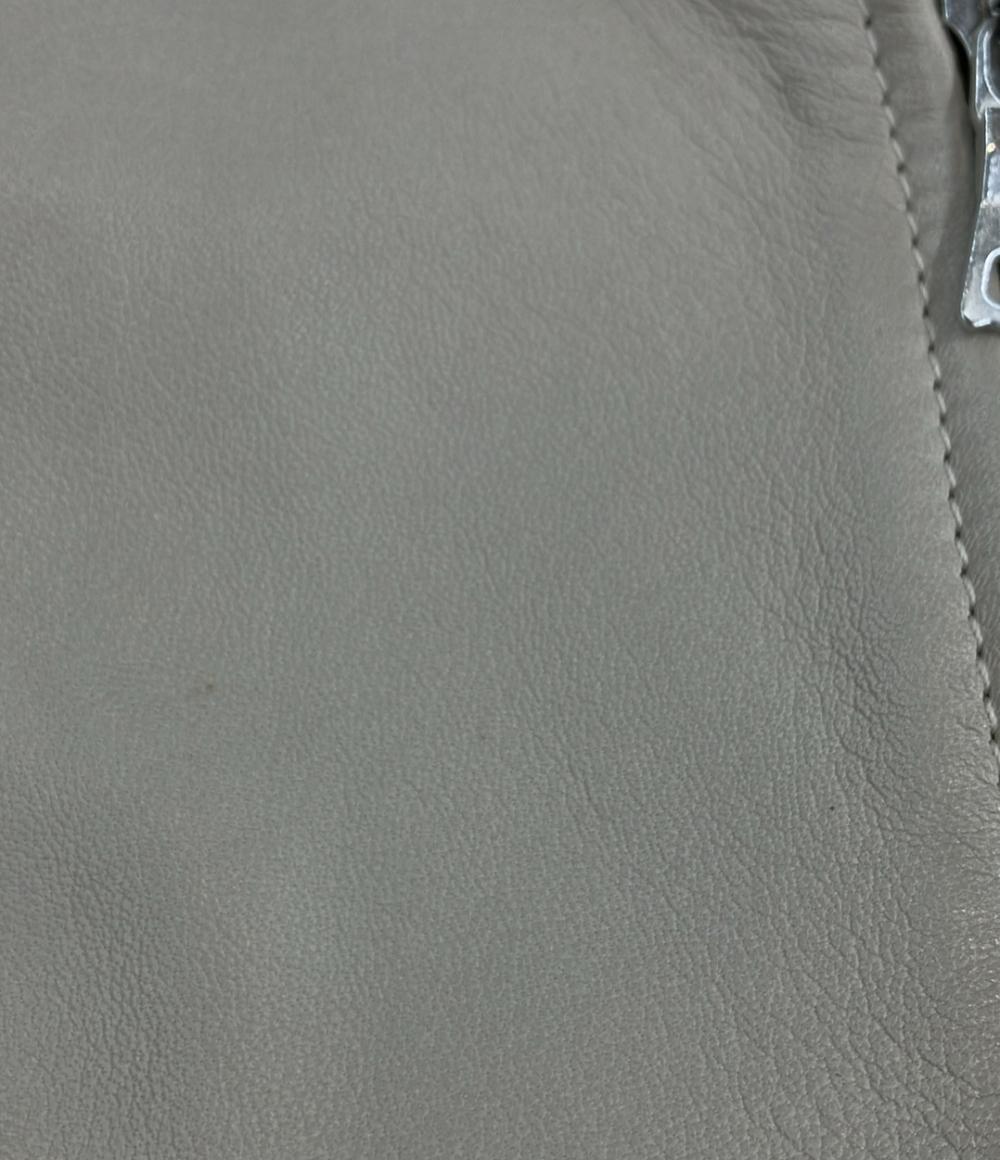 BARNEYS NEW YORK シングルライダースジャケット 羊革 レディース SIZE 38 (S) バーニーズ ニューヨーク —