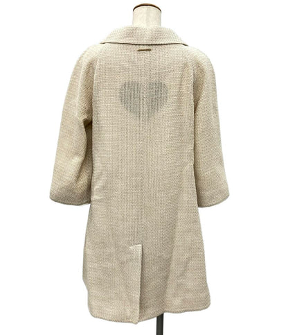 美品 ツインセット う ツイードコート レディース SIZE S TWIN-SET