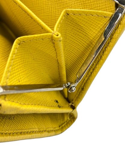 PRADA 三つ折り財布 がま口 レザー レディース プラダ