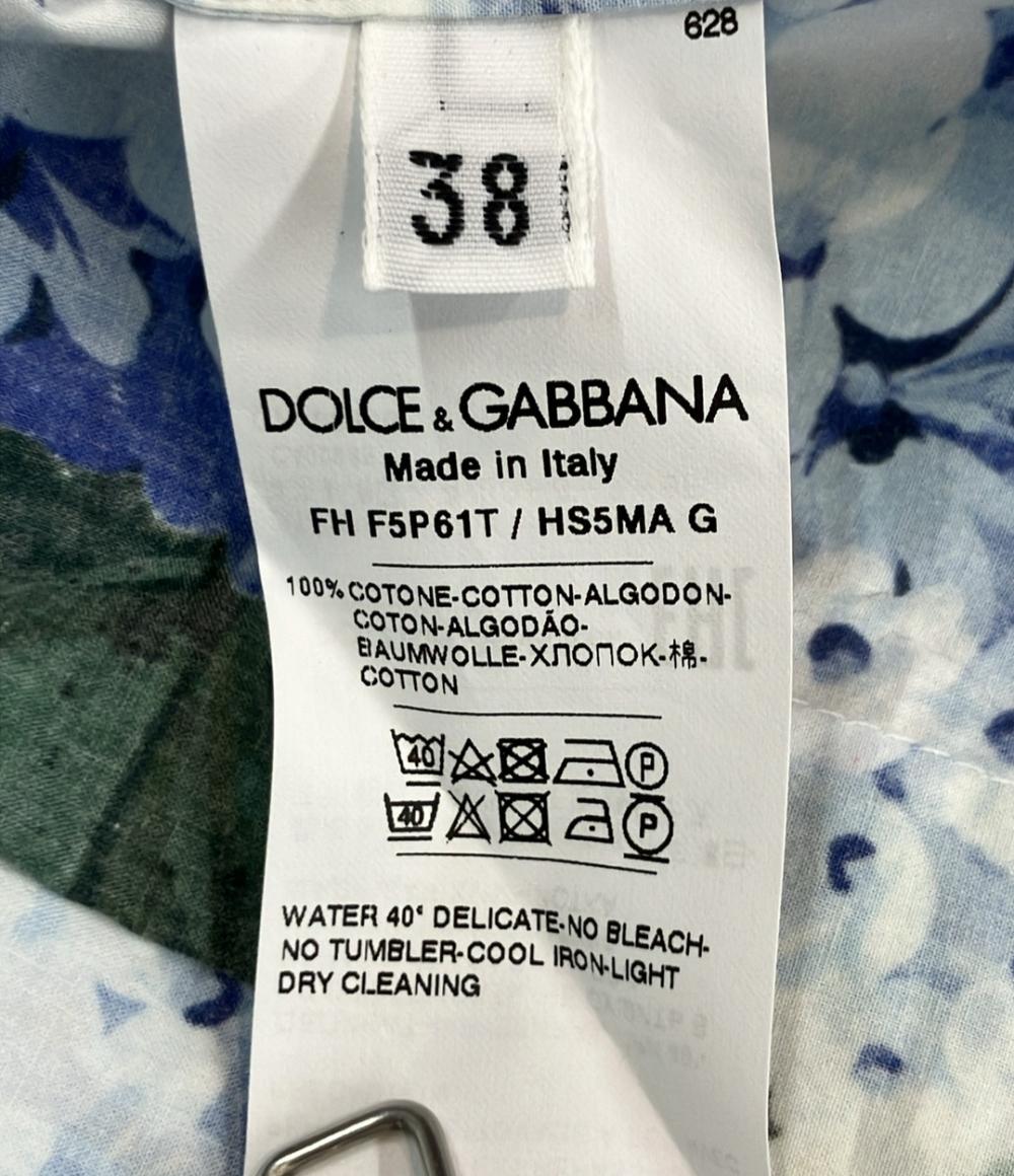 美品 DOLCE&GABBANA 長袖シャツ FloralprintShirt  インポート タグ付き レディース SIZE 38 (S) ドルチェアンドガッバーナ