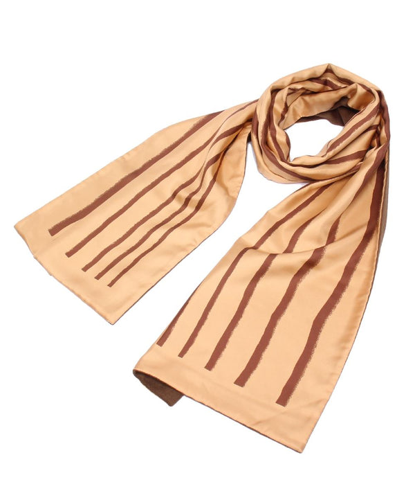 美品 エルメス ストール シルク100% リバーシブル レディース HERMES 