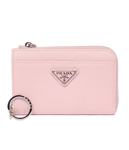 美品 PRADA コインケース カードケース キーリング付き 1PP122 レディース プラダ