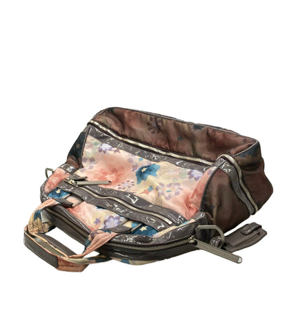 美品 LeSportsac Stella McCartney 2way ボストンバッグ ショルダーバッグ 斜め掛け 花柄 レディース レスポートサック ステラマッカートニー