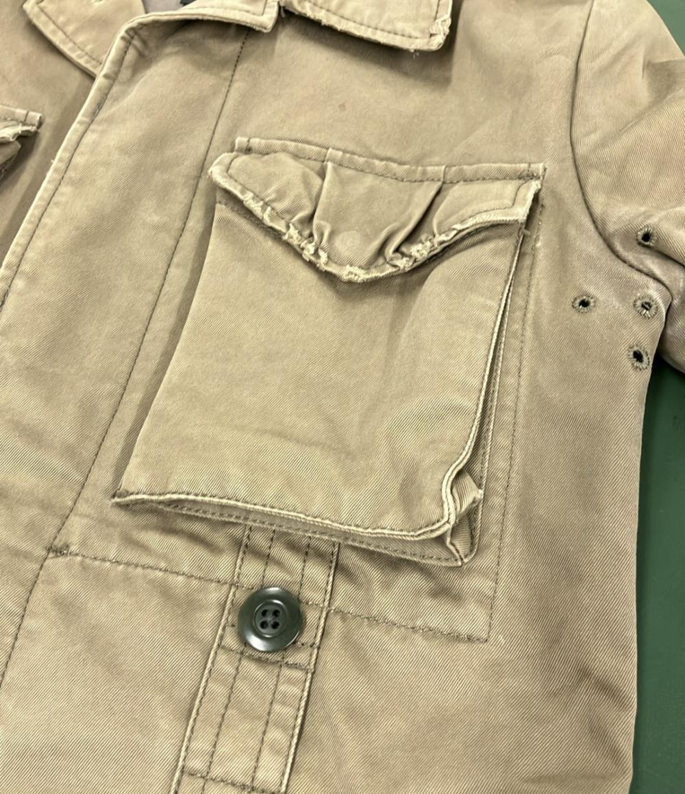 ダブルジェイケイ ダメージミリタリージャケット アウター コート メンズ SIZE S wjk