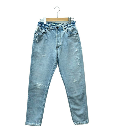 オフホワイト イージーデニムパンツ ダメージ加工 レディース SIZE 29 (S) OFF-WHITE