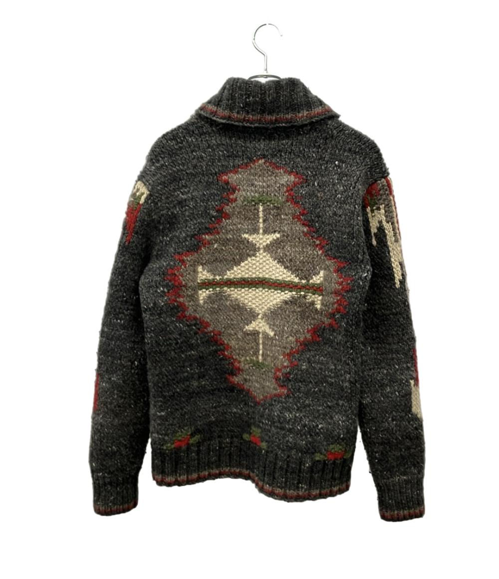 RRL 長い カーディガン ハンドニット ウール シルク 19AW メンズ SIZE 170 92A (S) ダブルアールエル