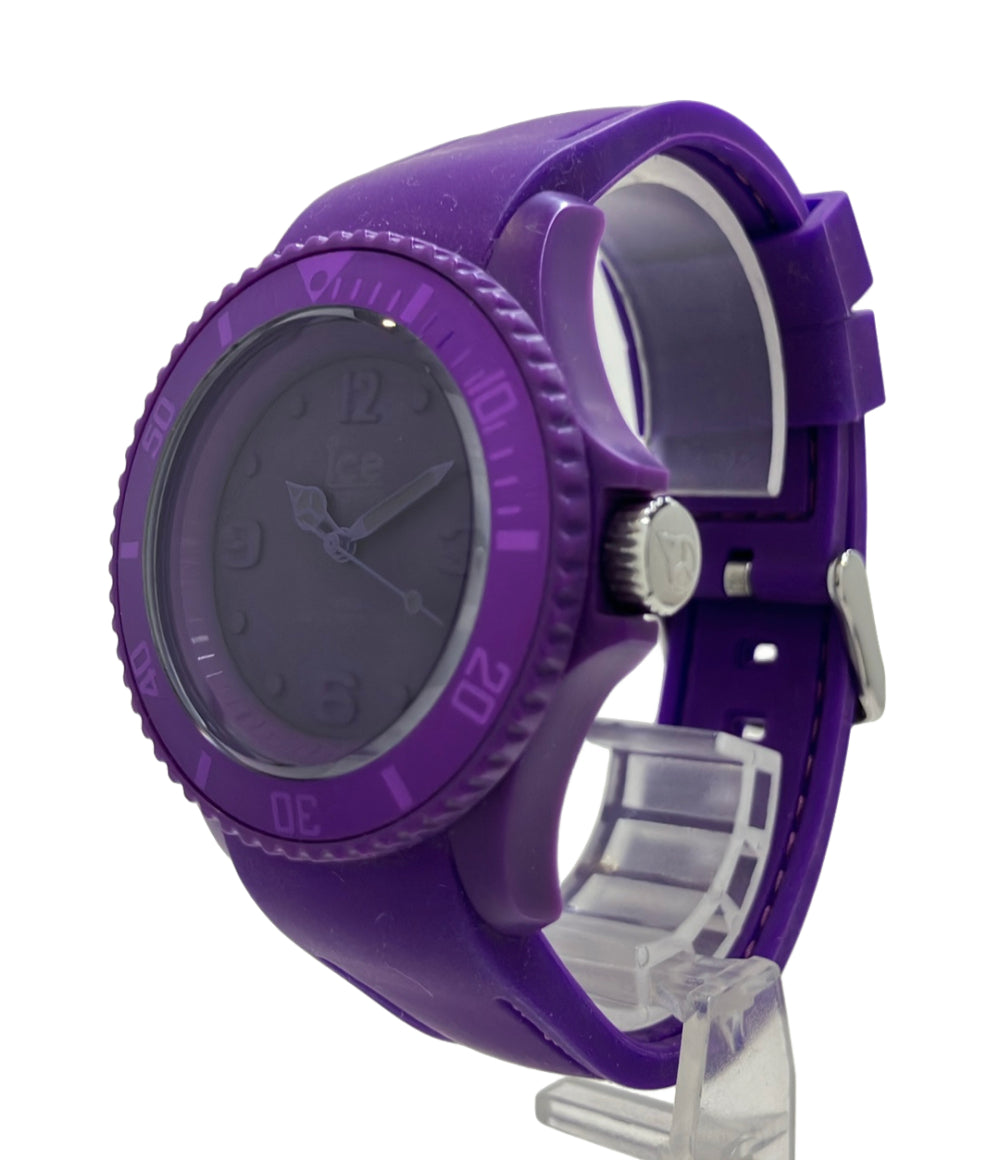 ice watch 腕時計 クオーツ パープル メンズ アイスウォッチ