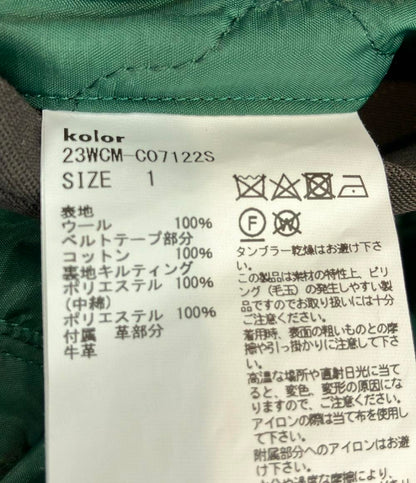 カラー ガラビナコート メンズ SIZE 1 (S) kolor