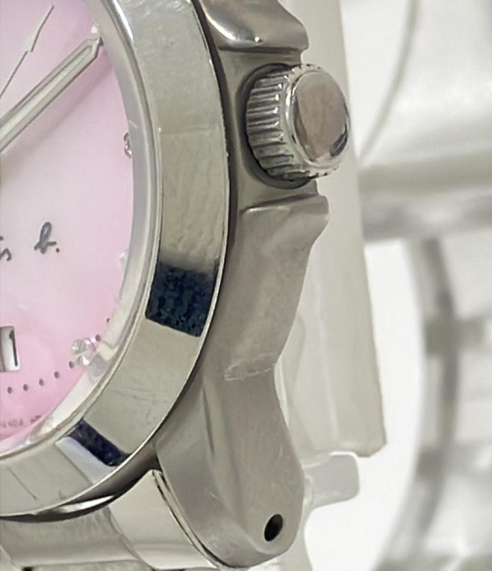 アニエスベー 腕時計 クオーツ シルバー 7N82-0BM0 レディース agnes b.