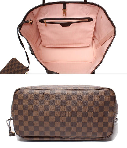 美品 ルイ・ヴィトン トートバッグ ショルダーバッグ 肩掛け ローズバレリーヌ ネヴァーフルMM ダミエ N40598 レディース LOUIS VUITTON