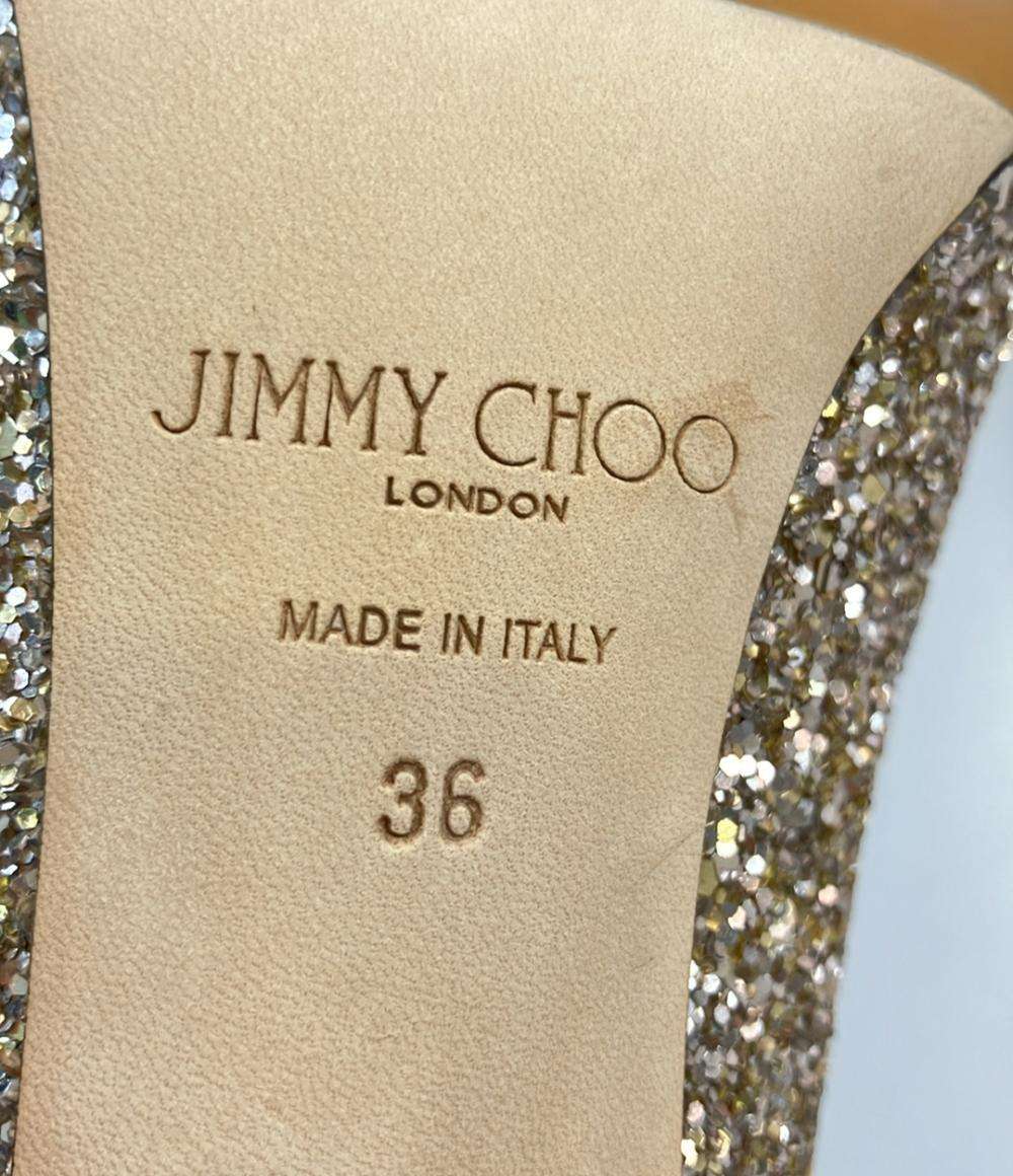 Jimmy Choo ポインテッドトゥパンプス グリッター レディース SIZE 36 (M) ジミーチュウ