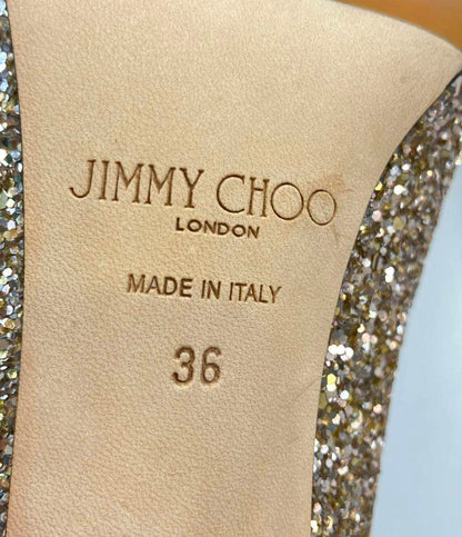 Jimmy Choo ポインテッドトゥパンプス グリッター レディース SIZE 36 (M) ジミーチュウ