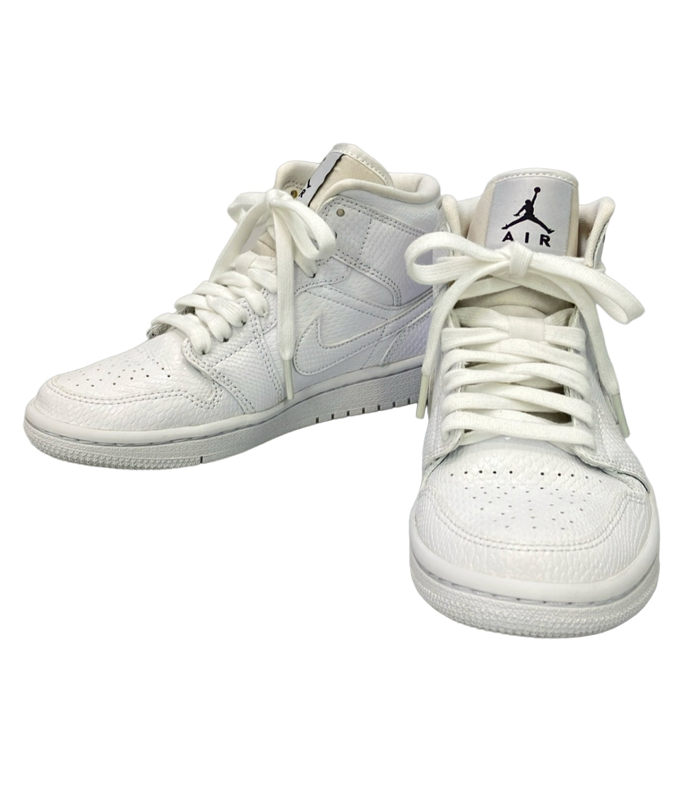 ナイキ ミドルカットスニーカー エア ジョーダン 1 MID BQ6472-110 レディース SIZE 22.0 (XS) NIKE