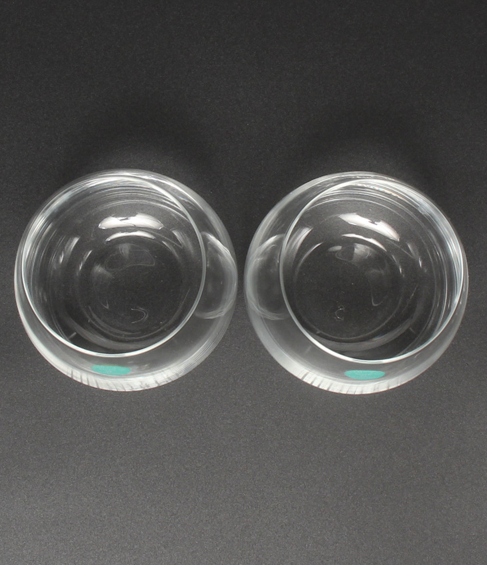美品 Tiffany & Co. グラス タンブラー 2点セット ペア TCO ティファニー
