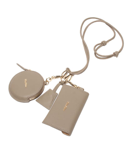 美品 MAX MARA ポーチ マルチケース ストラップ付き レディース マックスマーラ