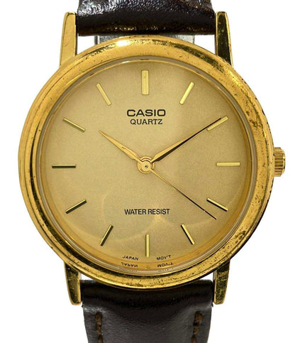 CASIO 腕時計 クオーツ ゴールド MTP-1095 メンズ カシオ