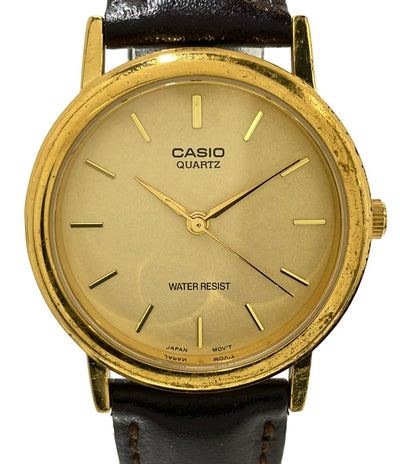 CASIO 腕時計 クオーツ ゴールド MTP-1095 メンズ カシオ