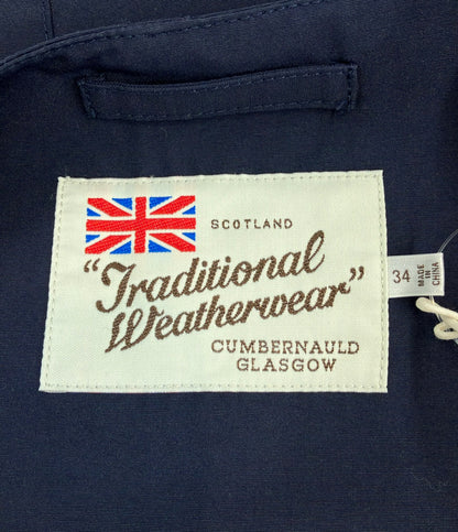 美品 Traditional Weatherwear マールトンノーカラーコート MACKJ202509 レディース SIZE 34 (XS) トラディショナルウェザーウェア