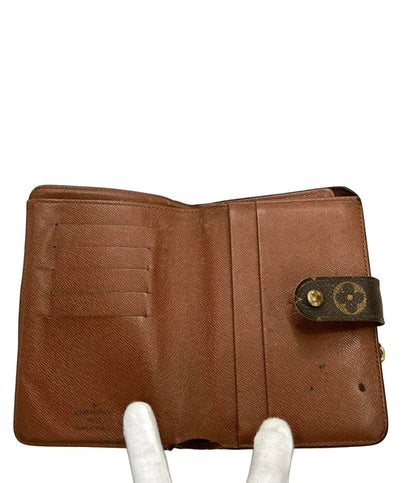 訳あり LOUIS VUITTON 二つ折り財布 モノグラム ポルトパピエジップ M61207 レディース ルイ・ヴィトン