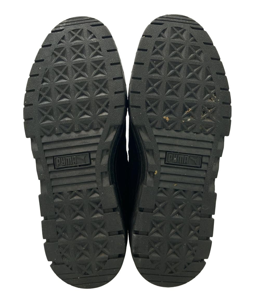 PUMA サイドゴア厚底ショートブーツ メイズ チェルシー スウェード 382829-01 レディース SIZE 25.0 プーマ
