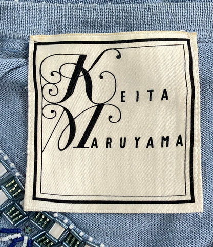 KEITA MARUYAMA 長袖 フラワー刺繍 カーディガン レディース SIZE 2 ケイタマルヤマ