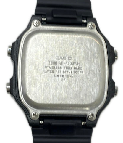 美品 CASIO 腕時計 クオーツ AE-1200WH メンズ カシオ