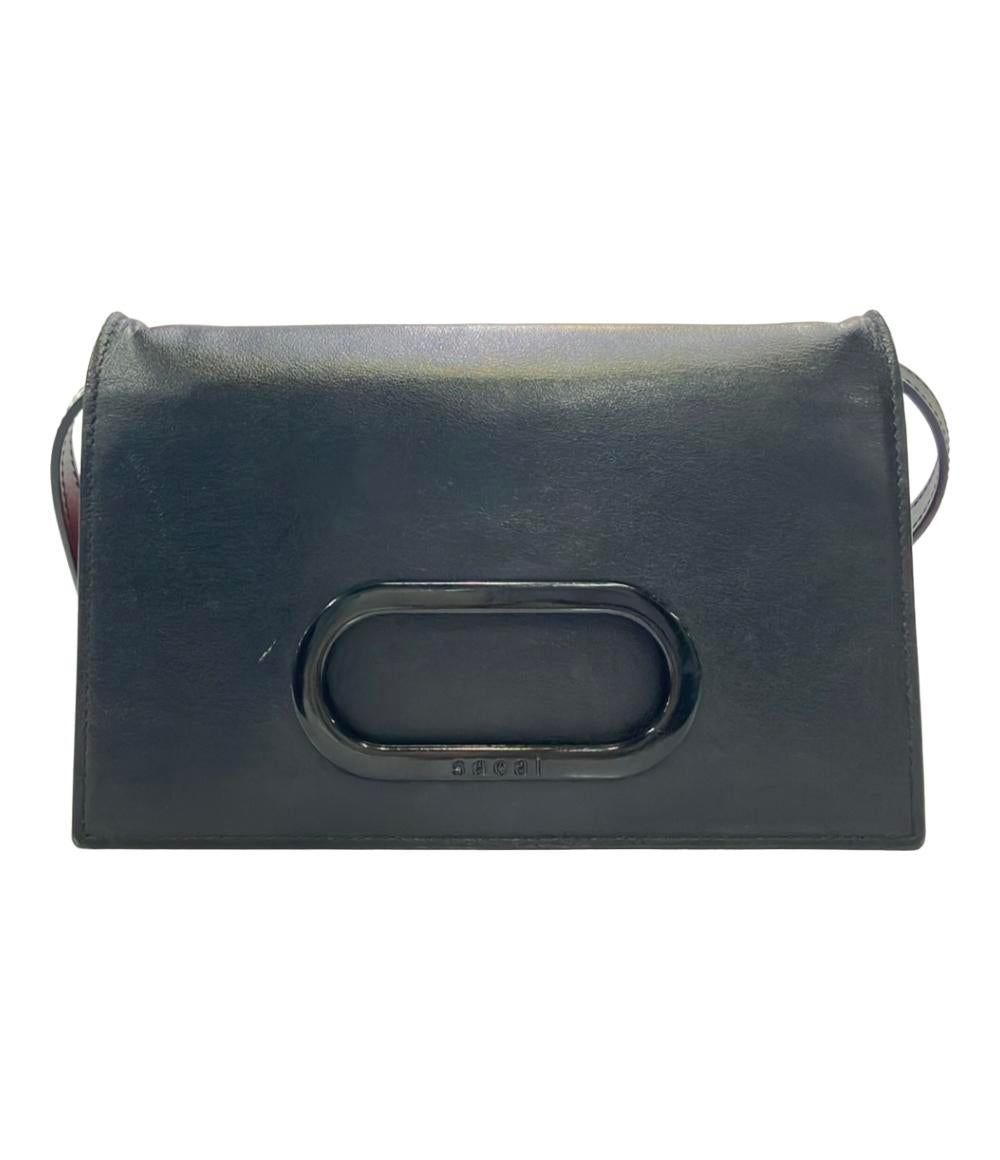 Sacai 2WAY クラッチバッグ ショルダーバッグ 斜め掛け ウォレットバッグ レディース サカイ