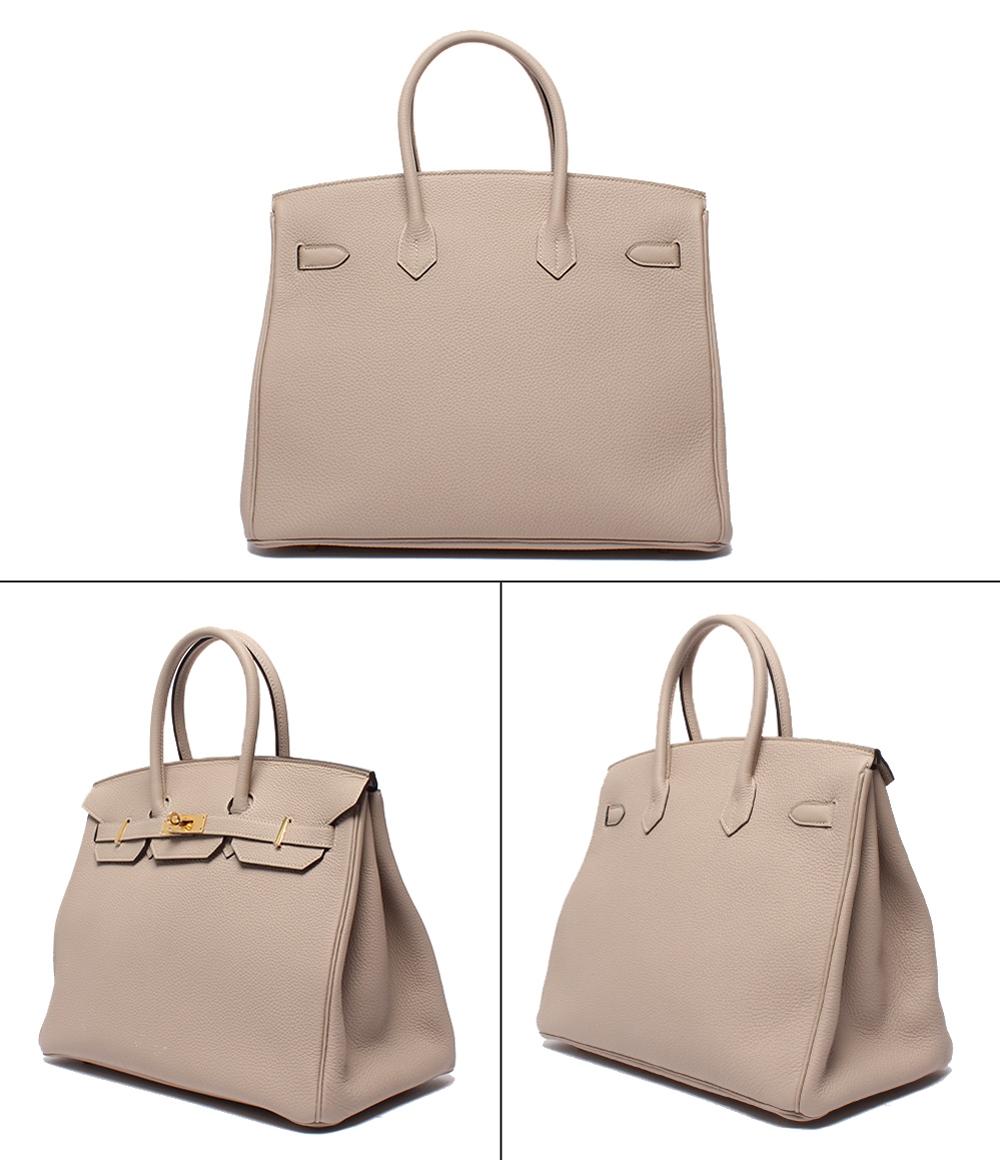 HERMES ハンドバッグ T刻印 ゴールド金具 トゴ 内縫い バーキン35