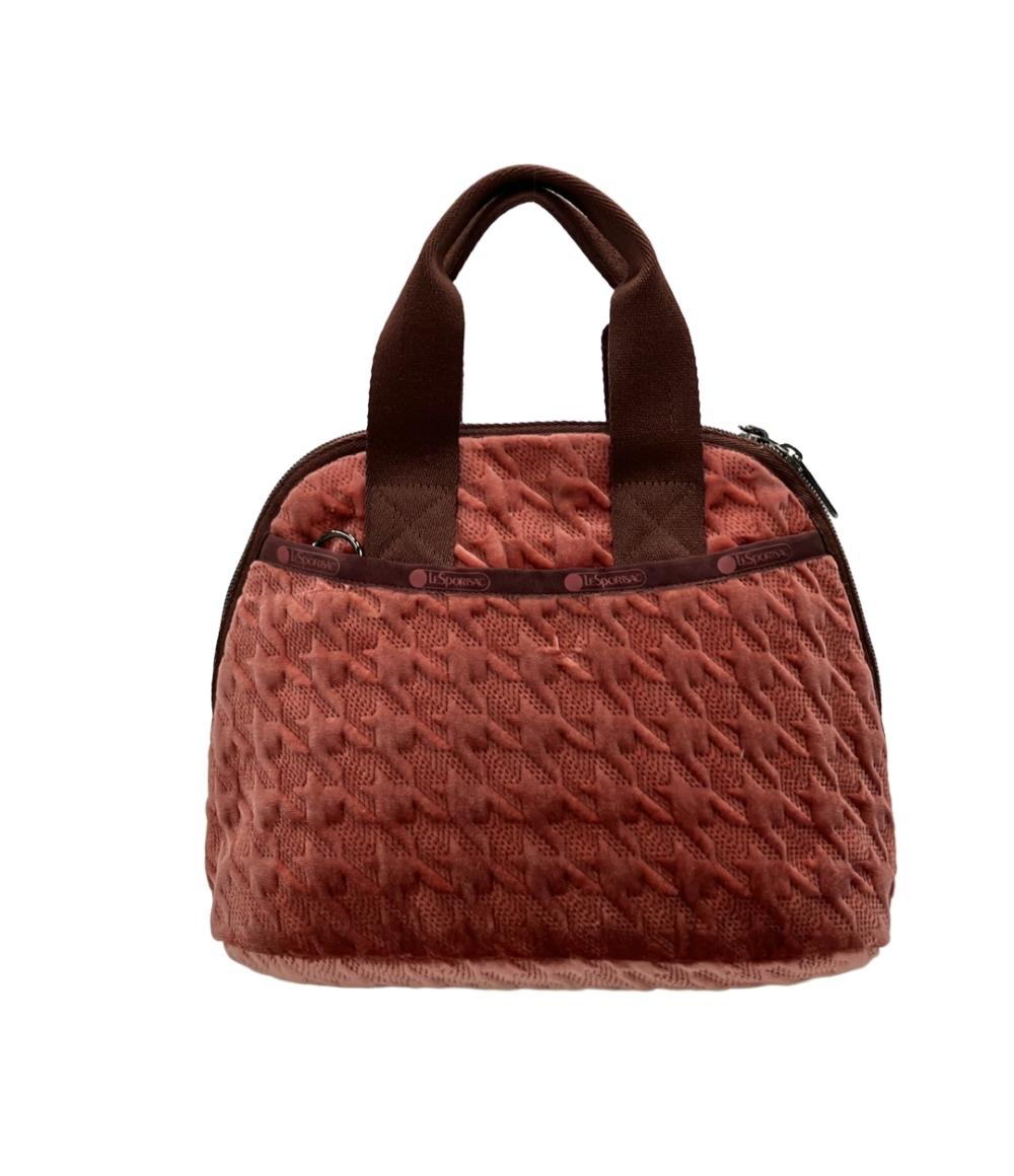 美品 LeSportsac 2way ハンドバッグ ショルダーバッグ 斜め掛け レディース レスポートサック