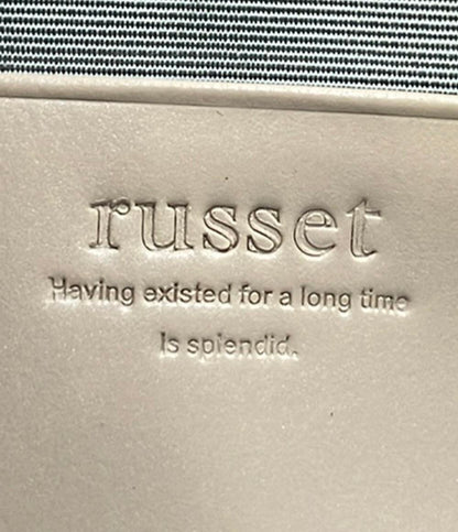 russet ラウンドファスナー長財布 レディース ラシット