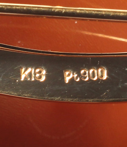 ペンダントトップ ブローチ K18 Pt900 シェルカメオ レディース