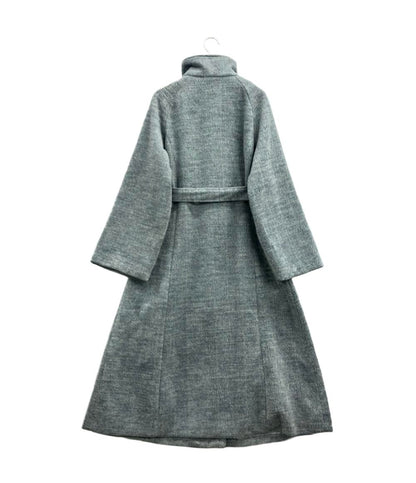 ルエレ ウールアクリル混ロングステンカラーコート アウター レディース SIZE L Louere