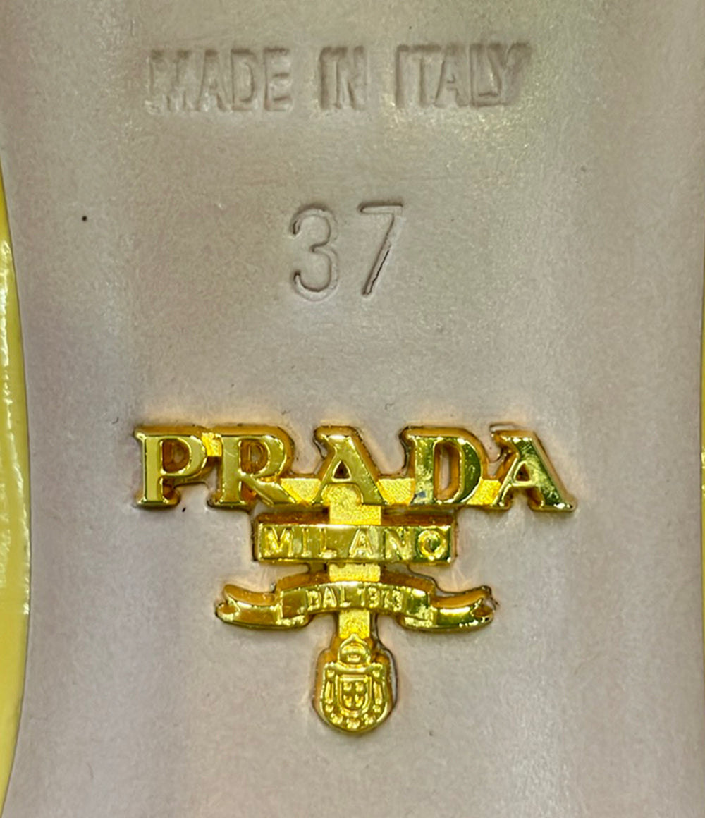 PRADA スクウェアトゥエナメルパンプス レディース SIZE 37 (23.5cm) プラダ