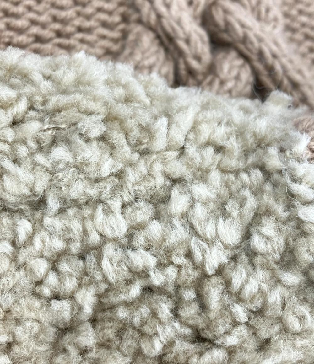 Drawer エルボーパッチニットカーディガン レディース ドゥロワー