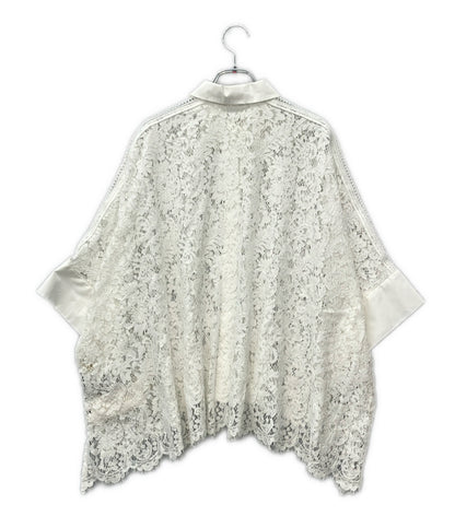 GRACE CONTINENTAL 半袖 レースポンチョ シャツ レディース SIZE 36 グレースコンチネンタル