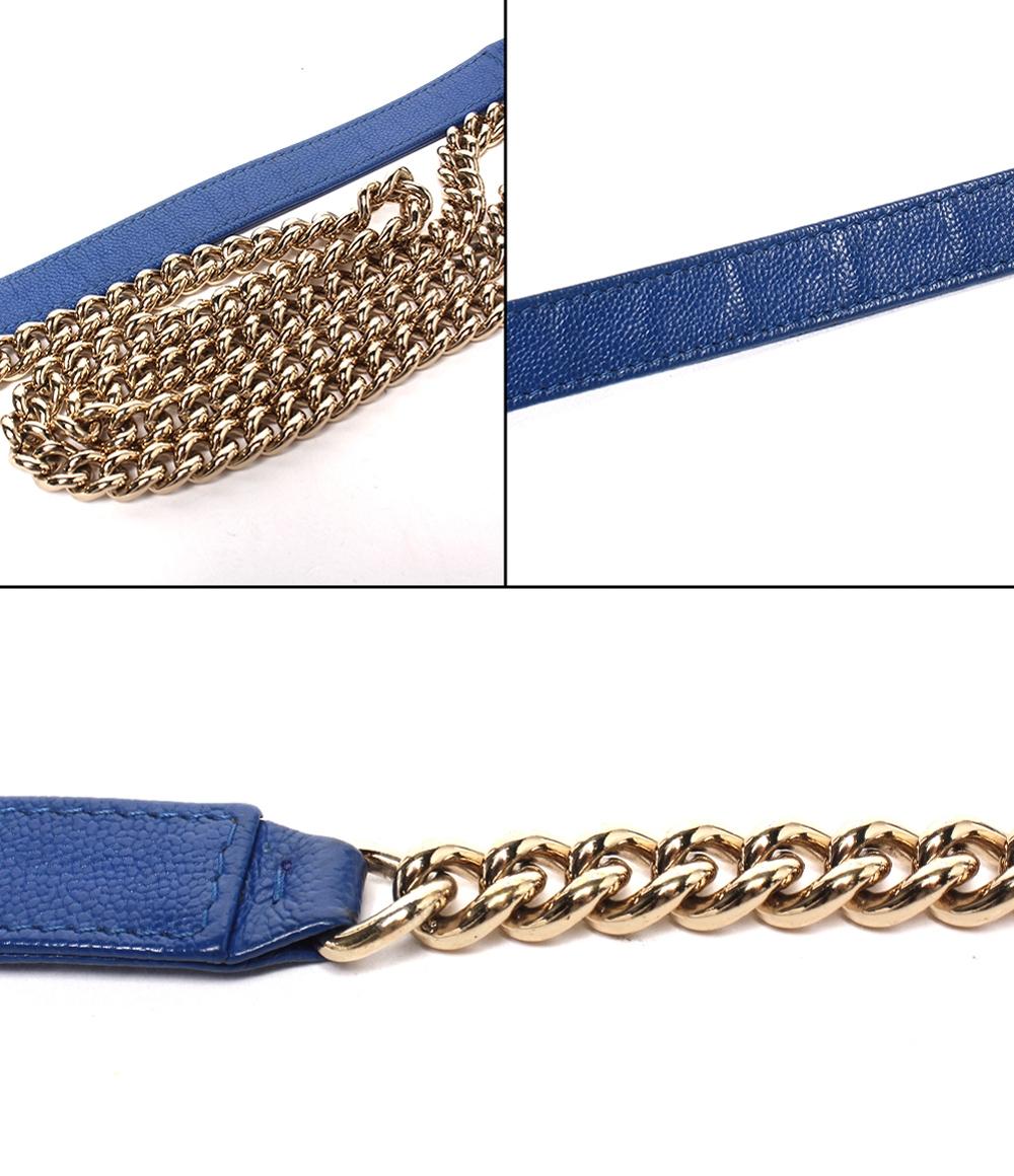 CHANEL チェーンショルダーバッグ チェーンウォレット ゴールド金具 キャビアスキン ボーイシャネル マトラッセ レディース シャネル