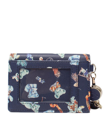 美品 PAUL & JOE ACCESSOIRES パスケース カードケース ベアプリント レディース ポール＆ジョー アクセソワ