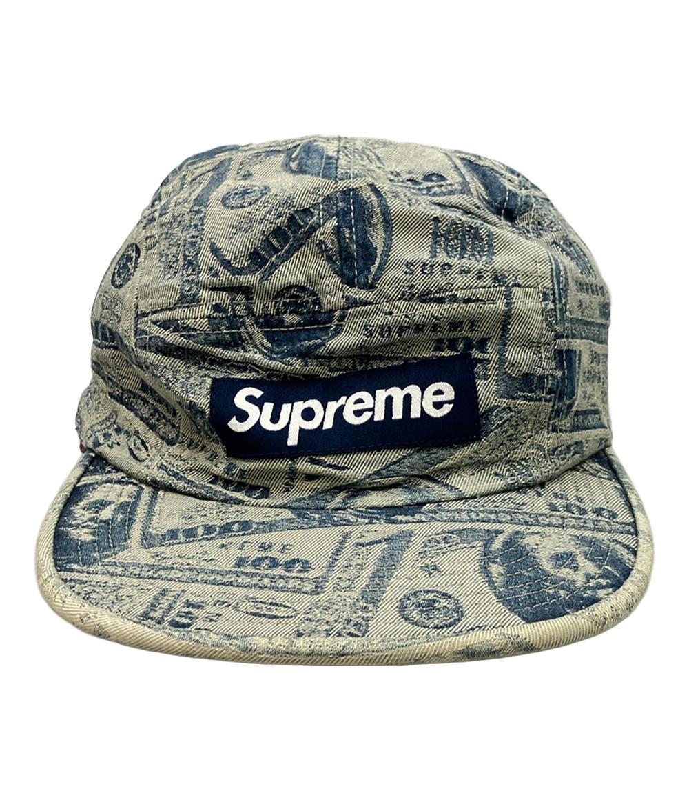 美品 Supreme キャップ 100ドル札柄 13SS メンズ シュプリーム