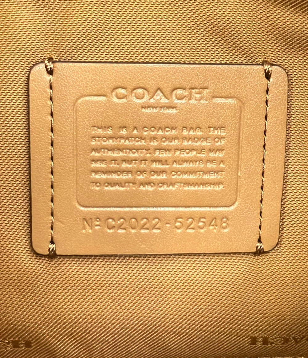 美品 COACH ショルダーバッグ クロスボディ 2WAY 肩掛け 斜め掛け レザー 52548 レディース コーチ