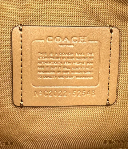 美品 COACH ショルダーバッグ クロスボディ 2WAY 肩掛け 斜め掛け レザー 52548 レディース コーチ