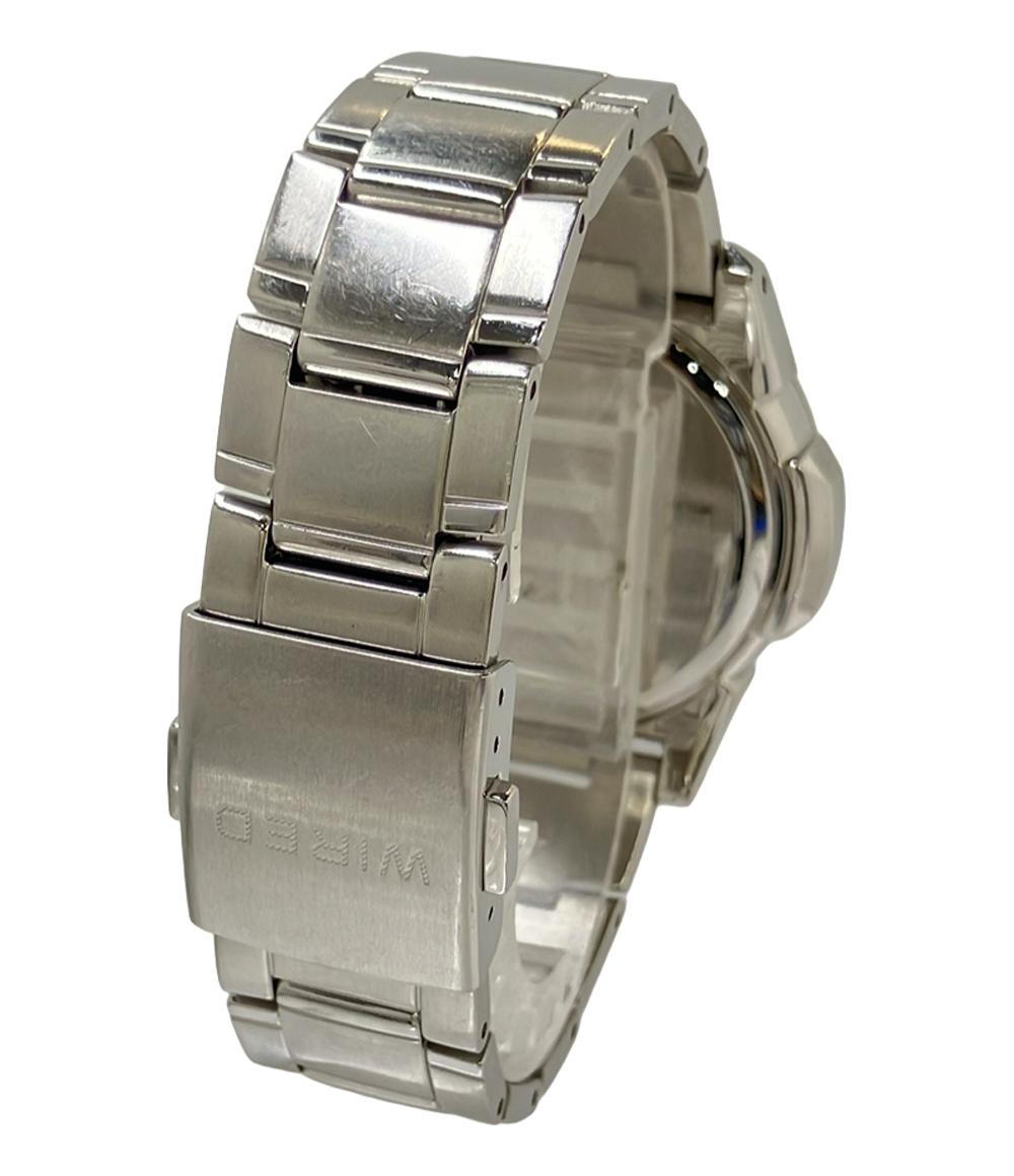 WIRED 腕時計 ソーラー ネイビー V175-0AB0 メンズ ワイアード