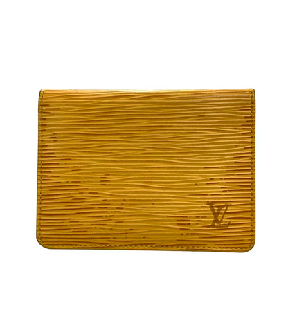 ルイ・ヴィトン パスケース ポルト2カルト ヴェルティカル エピ M63209 レディース LOUIS VUITTON