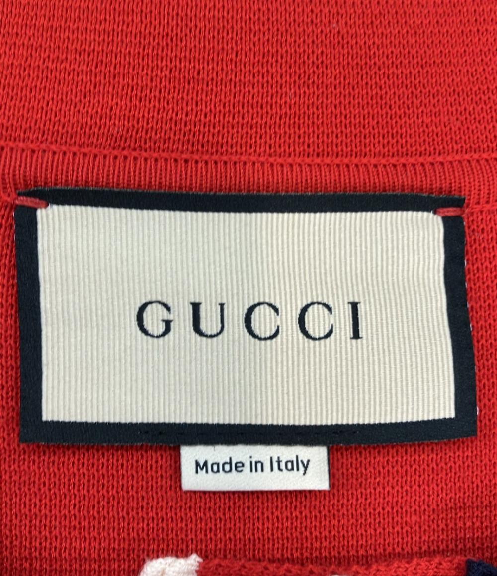 GUCCI 半袖ワンピース ポロ ファインコットン 661678 XKBSK レディース SIZE L グッチ
