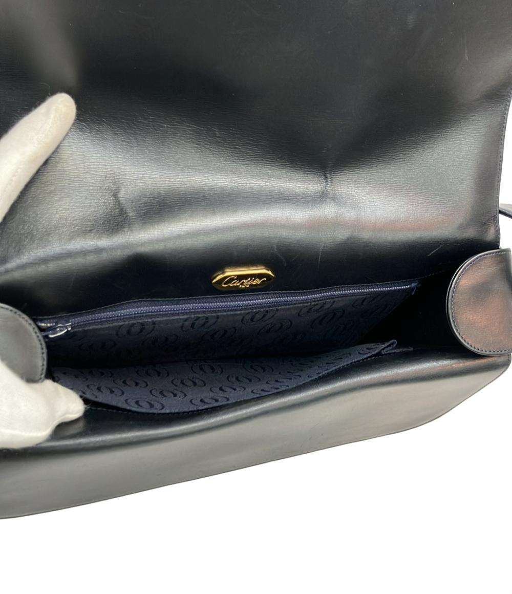 Cartier ショルダーバッグ 斜め掛け サファイアライン レディース