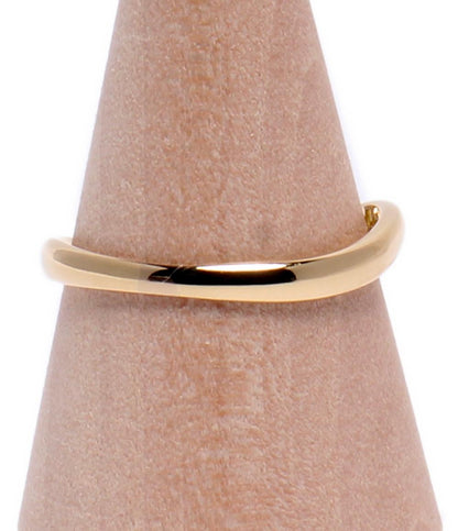 美品 シャリテ リング 指輪 K18 ペリドット ダイヤ 0.02ct レディース CHARITE